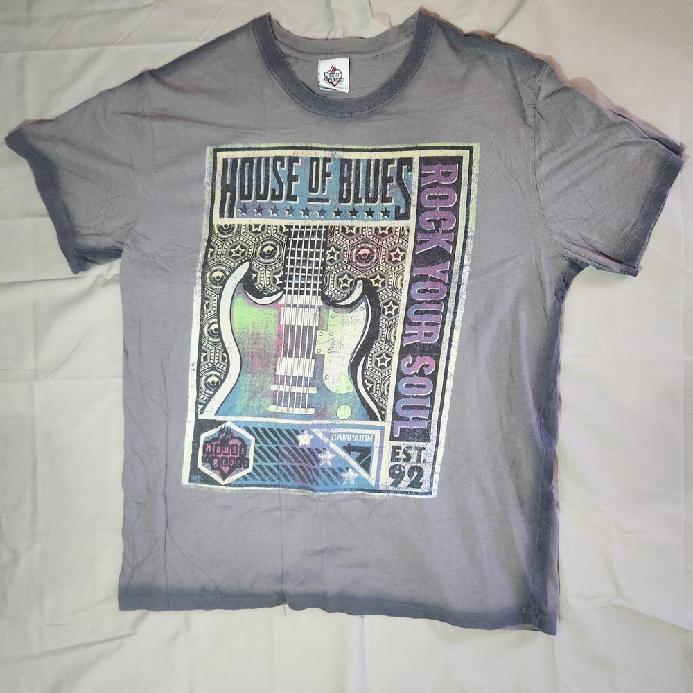 Vintage House Of Blues Rock Your Soul Shirt Mens X Large  90s